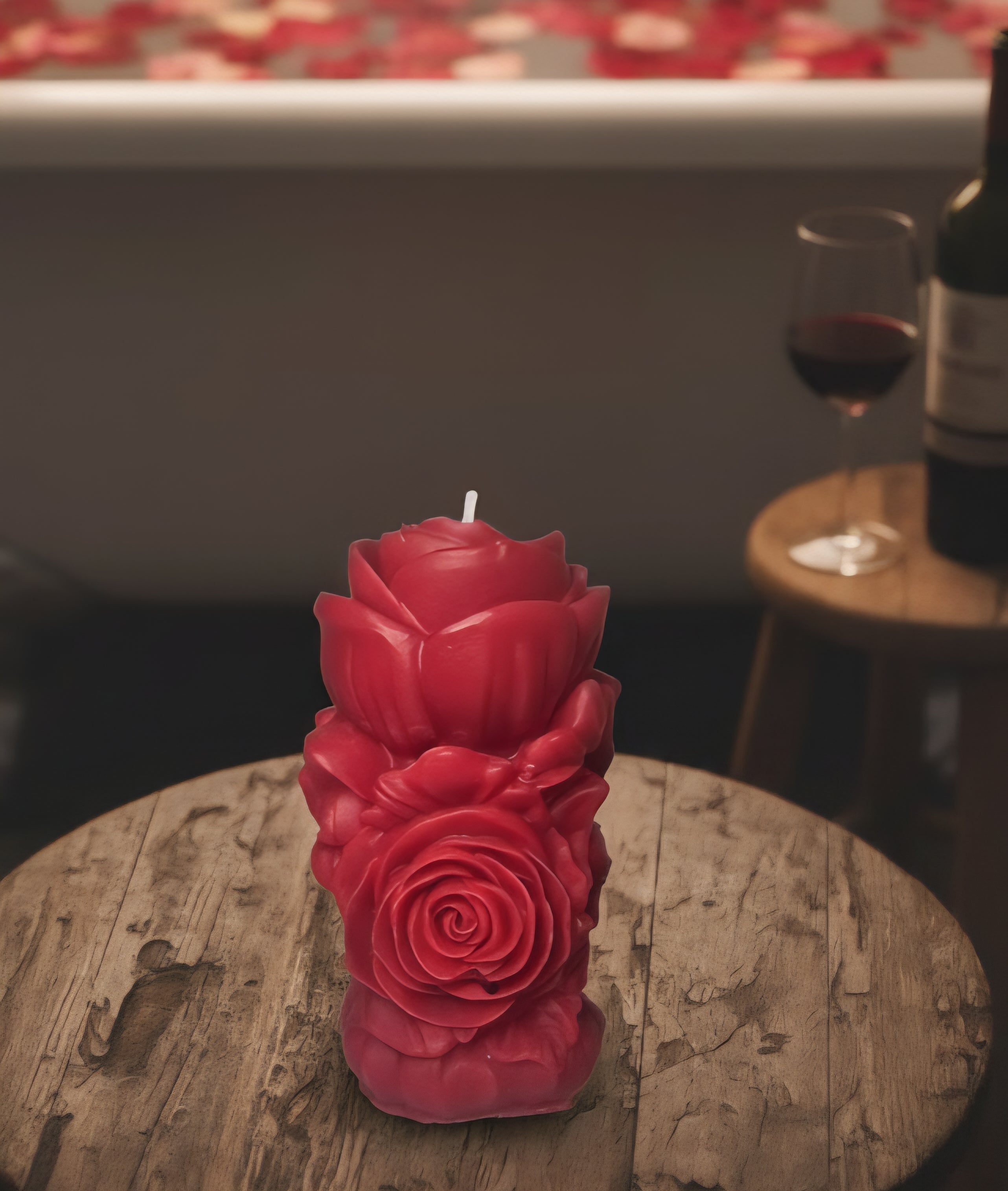 Flowered Candle