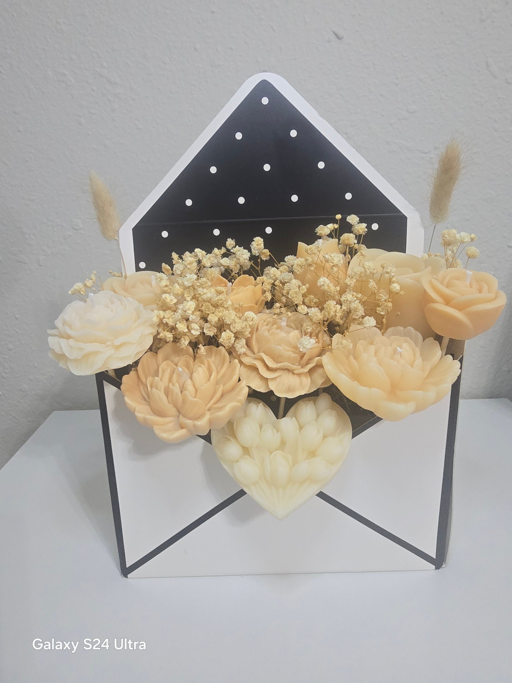 Bouquet of Candles in an Envelope