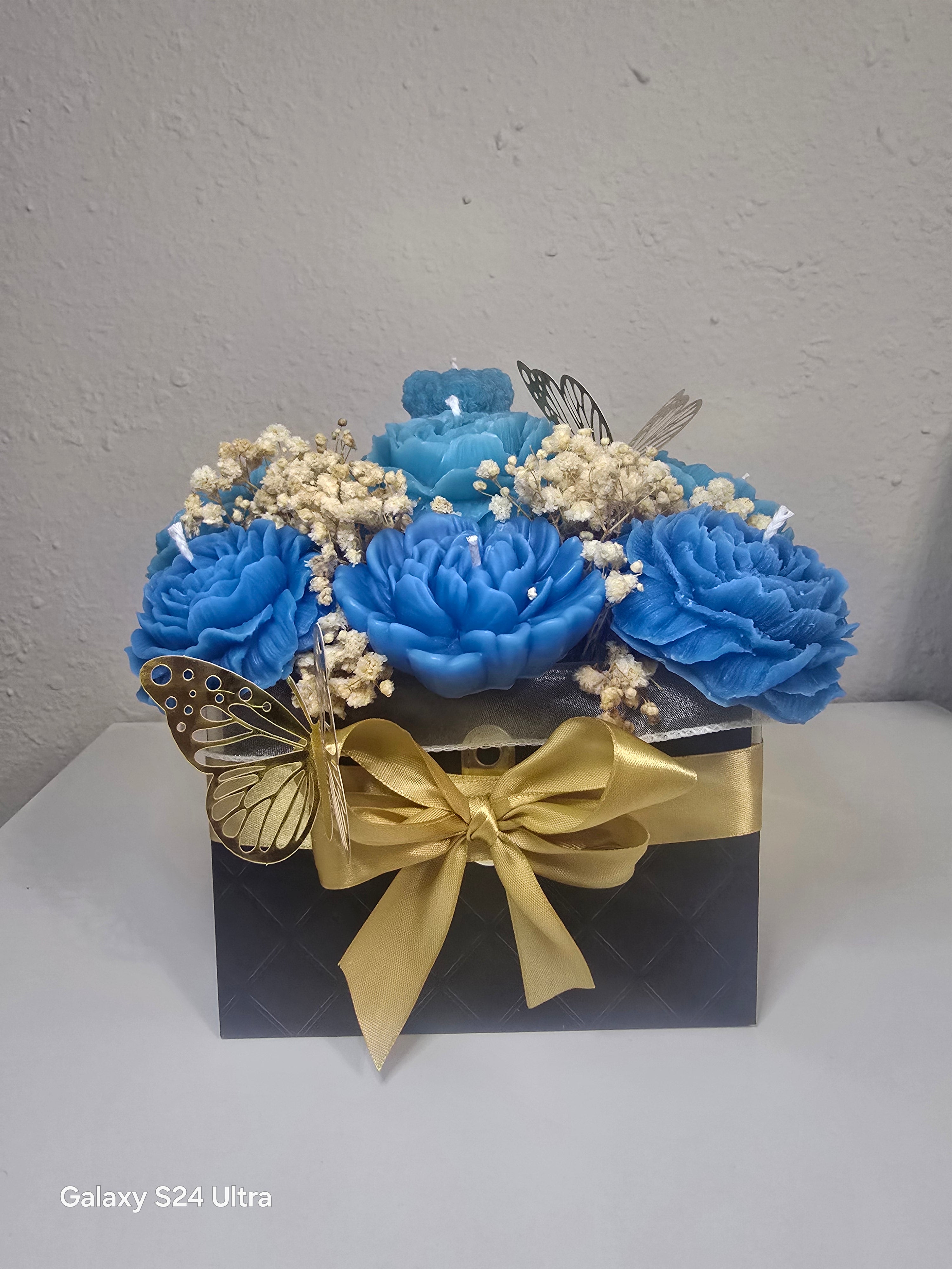 Light blue bouquet