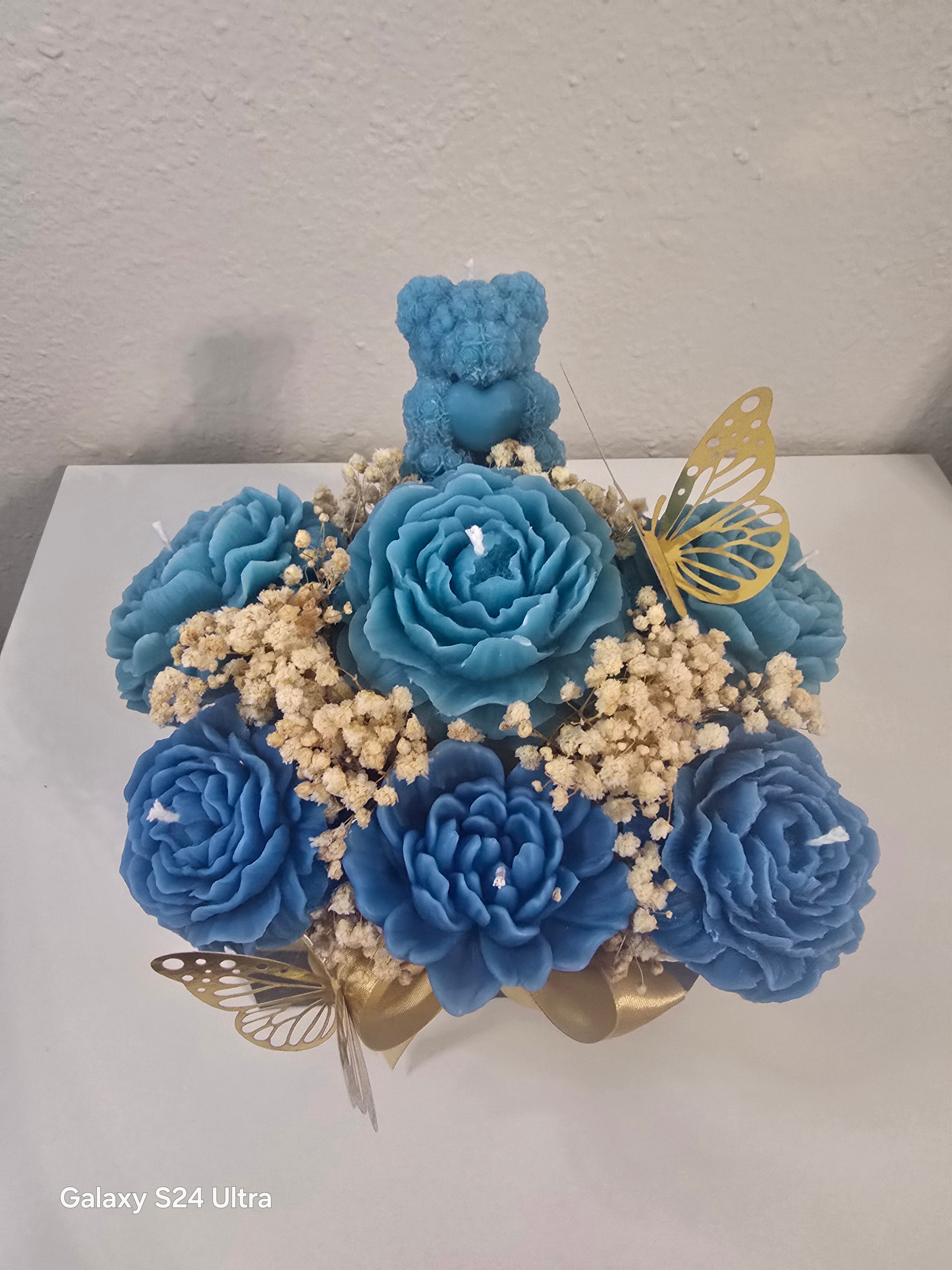 Light blue bouquet