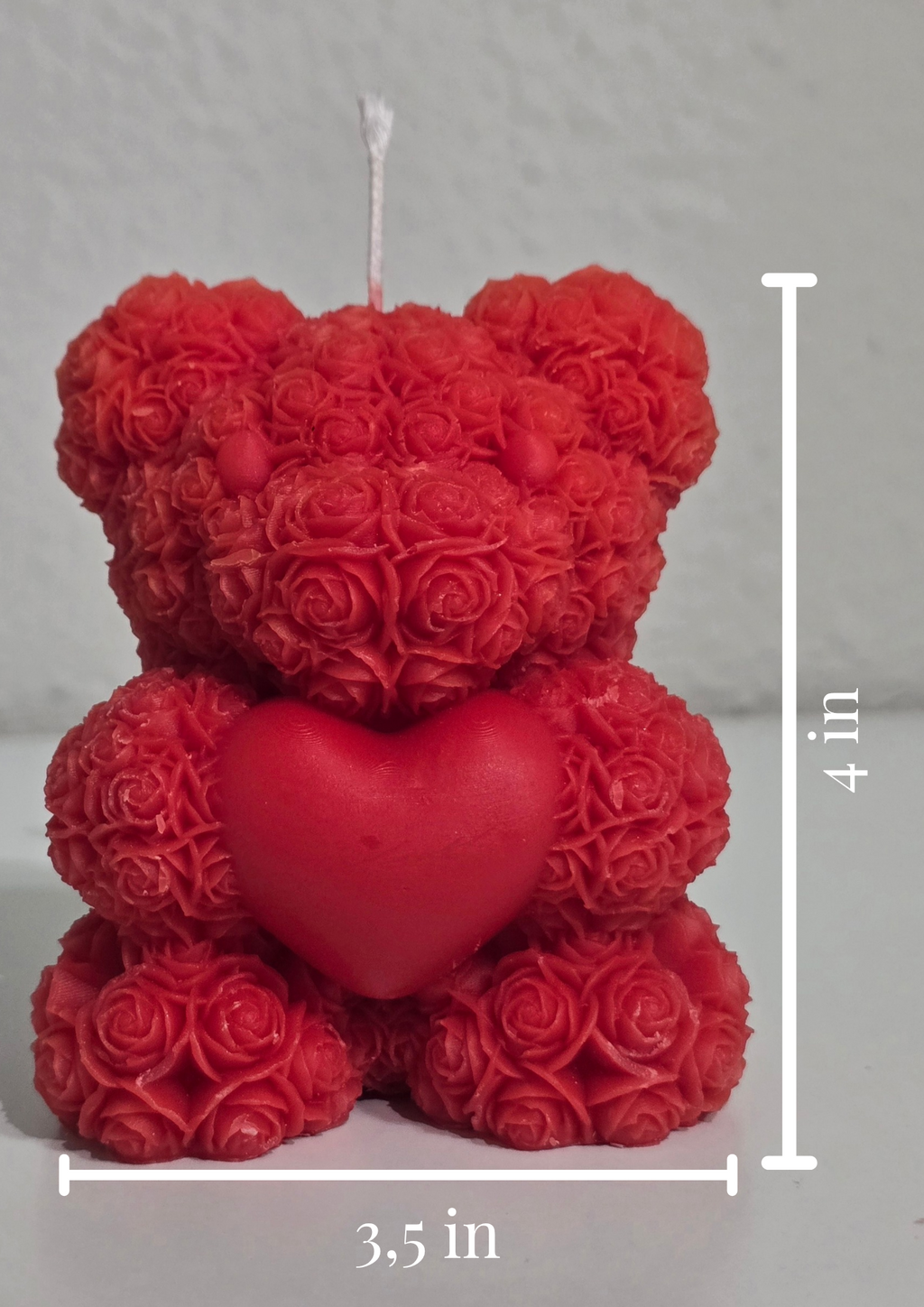Teddy bear candle