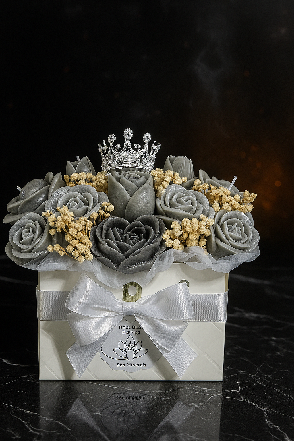 Luxurious Bright Gray Bouquet