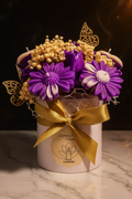 Bouquet of violet flowers